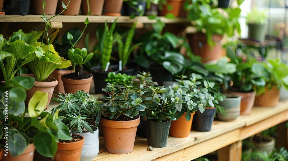 Entrepreneurs Starting Online Flower Plant Shop from Home