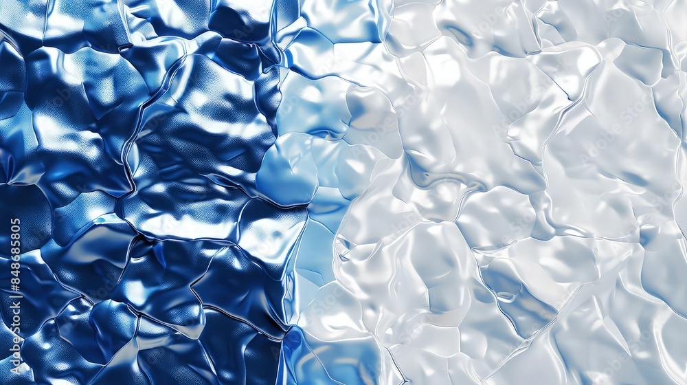 A glossy ceramic tile effect background where blue and white glazes mix unevenly, creating a unique and luxurious texture suitable for elegant designs. A glossy ceramic tile effect background where blue and white glazes mix unevenly, creating a unique and luxurious texture suitable for elegant designs.