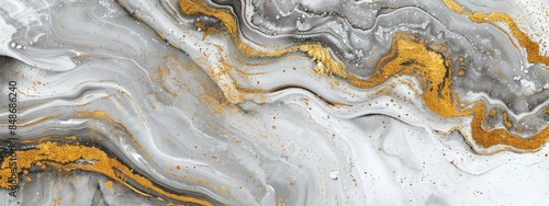 Panel kuchenny z motywem gray and gold background with marbled texture