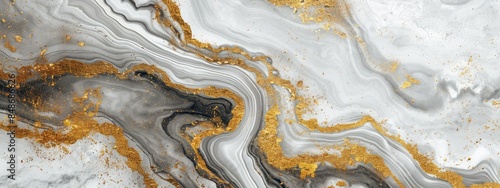 Panel kuchenny z motywem gray and gold background with marbled texture