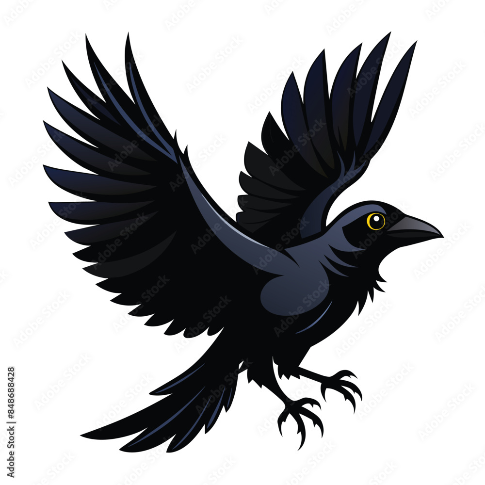 Obraz premium A cute crow