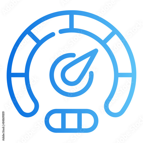 bandwidth gradient icon