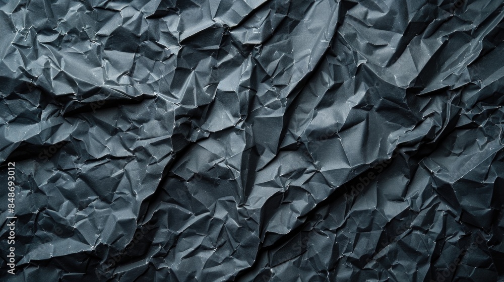 Black crumpled paper textured with dark colors Black crumpled paper textured with dark colors