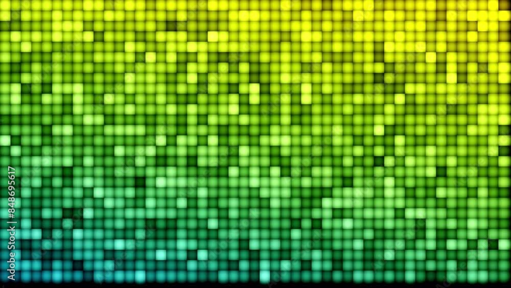 Animated Green Gradient Digital Square Background Animated Green Gradient Digital Square Background