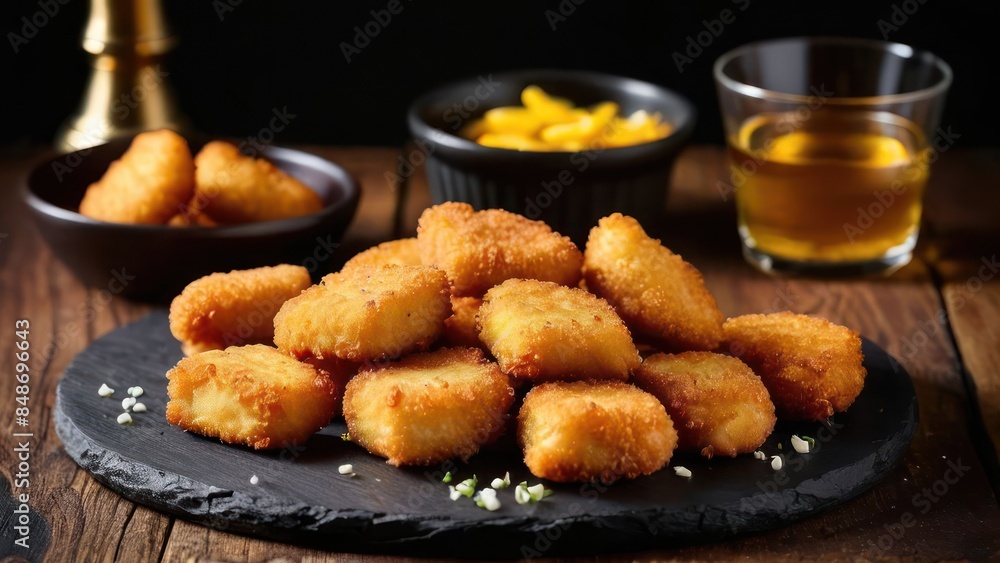 Golden-Brown Delight, Crispy Breaded Meatballs - A Snacking Masterpiece Golden-Brown Delight, Crispy Breaded Meatballs - A Snacking Masterpiece