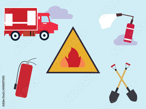 These are fire brigade equipment.