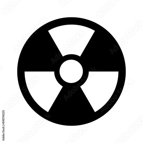 radiation icon vector design illustration template