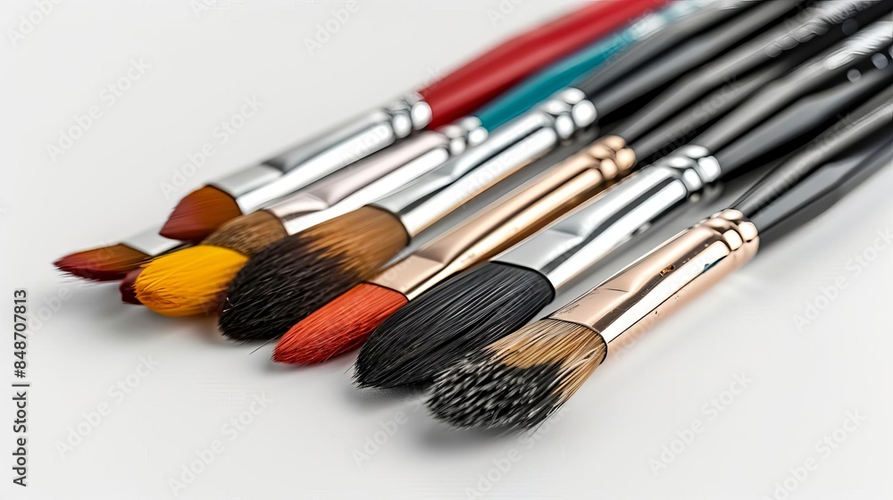 group of brushes sitting next to each other group of brushes sitting next to each other