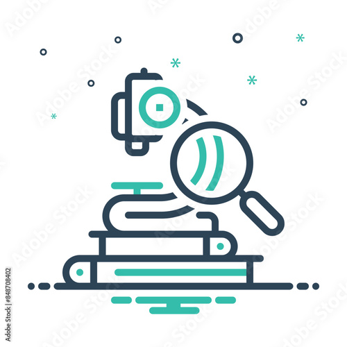 Mix icon for research 