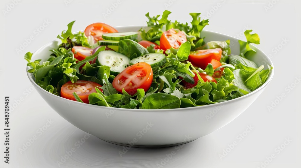 bowl of salad with tomatoes and cucumbers bowl of salad with tomatoes and cucumbers