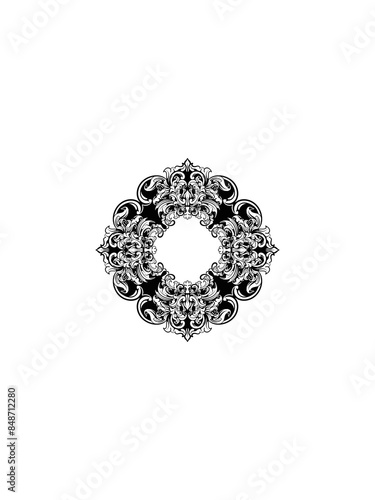 silver bracelet isolated on white