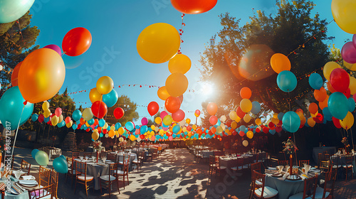 Photo de décoration lors d'un mariage