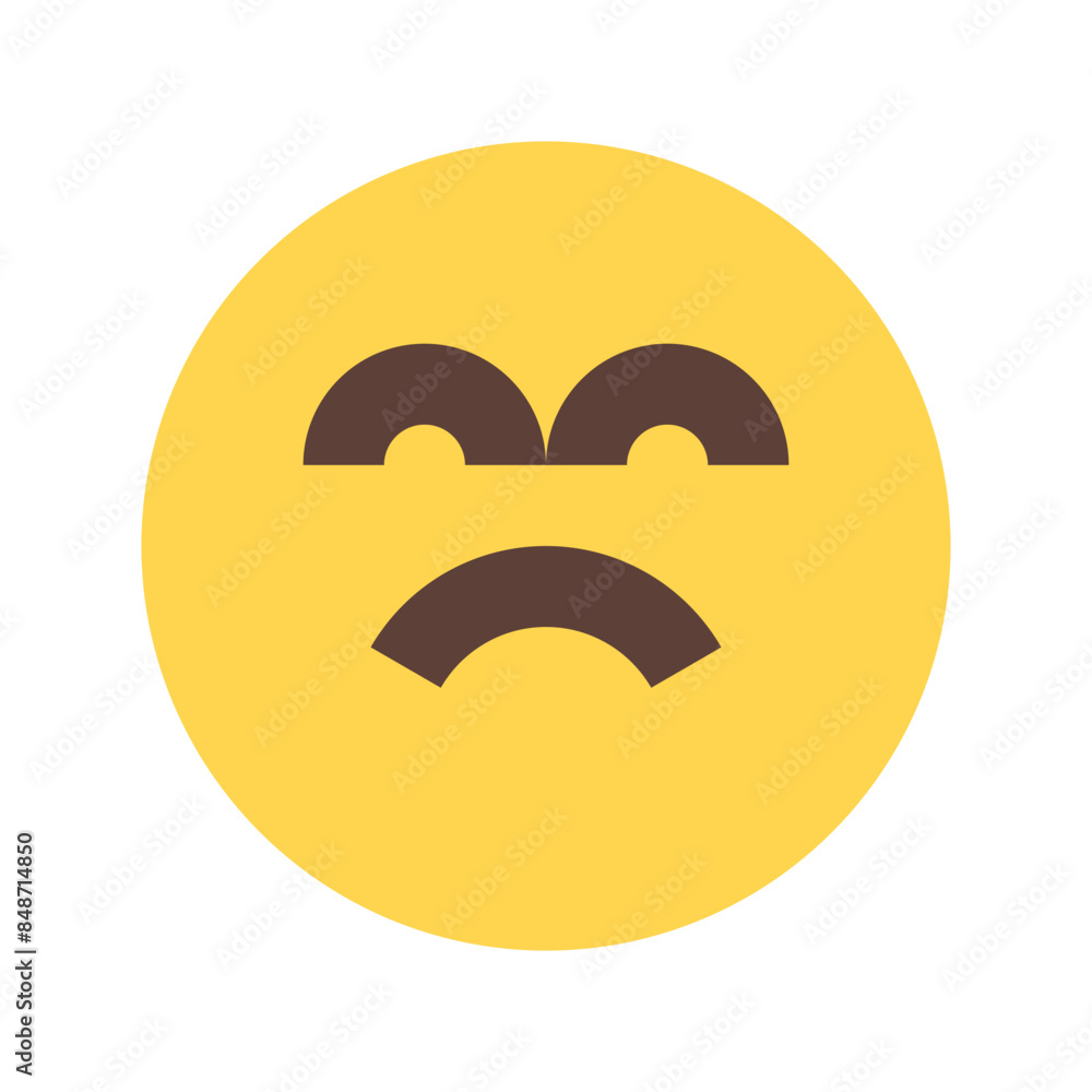 Obraz premium sad smiley icon