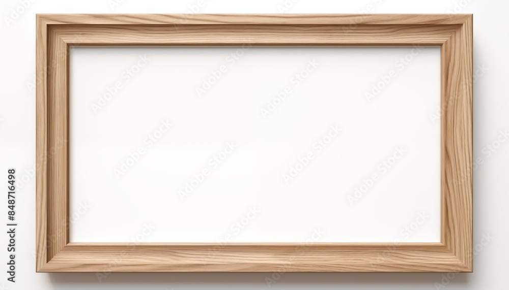 empty wooden picture frame empty wooden picture frame