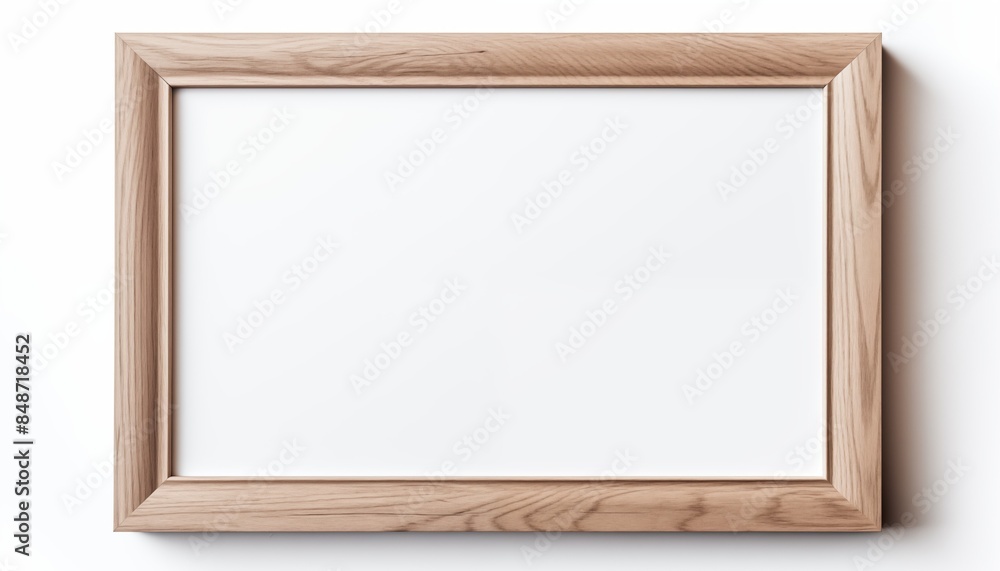 empty wooden picture frame empty wooden picture frame