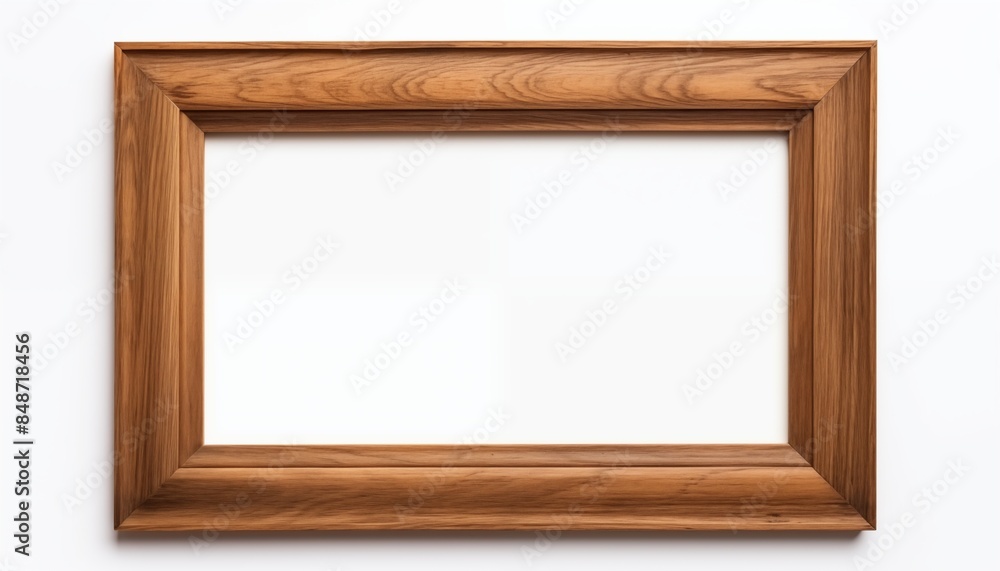 empty wooden picture frame empty wooden picture frame