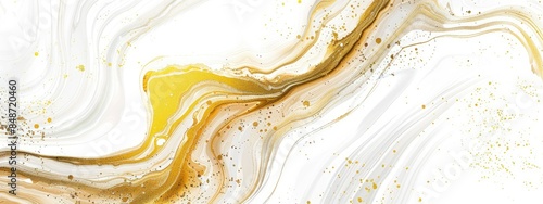 Panel kuchenny z motywem white and gold background with marbled texture