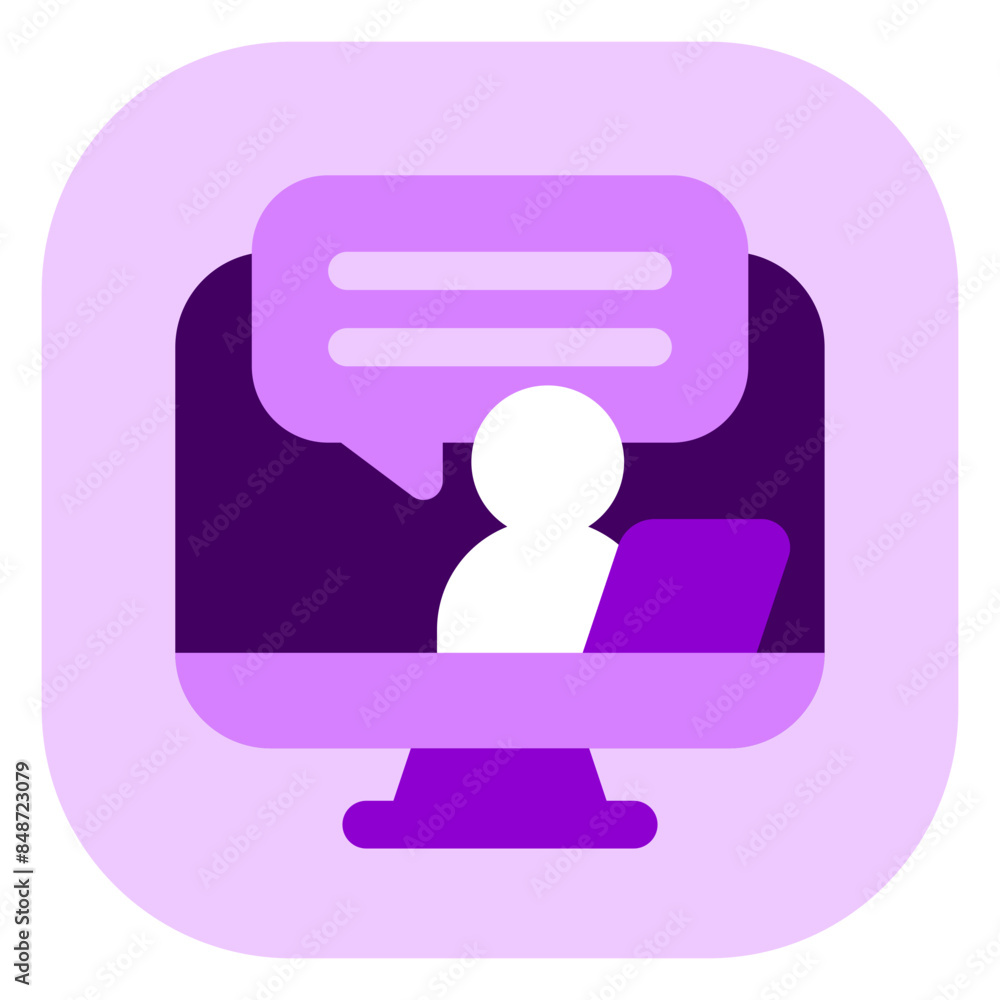 Editable remote work, video conference, online vector icon. Remote work, job, profession, freelance. Part of a big icon set family. Perfect for web and app interfaces, presentations, infographics, etc Editable remote work, video conference, online vector icon. Remote work, job, profession, freelance. Part of a big icon set family. Perfect for web and app interfaces, presentations, infographics, etc