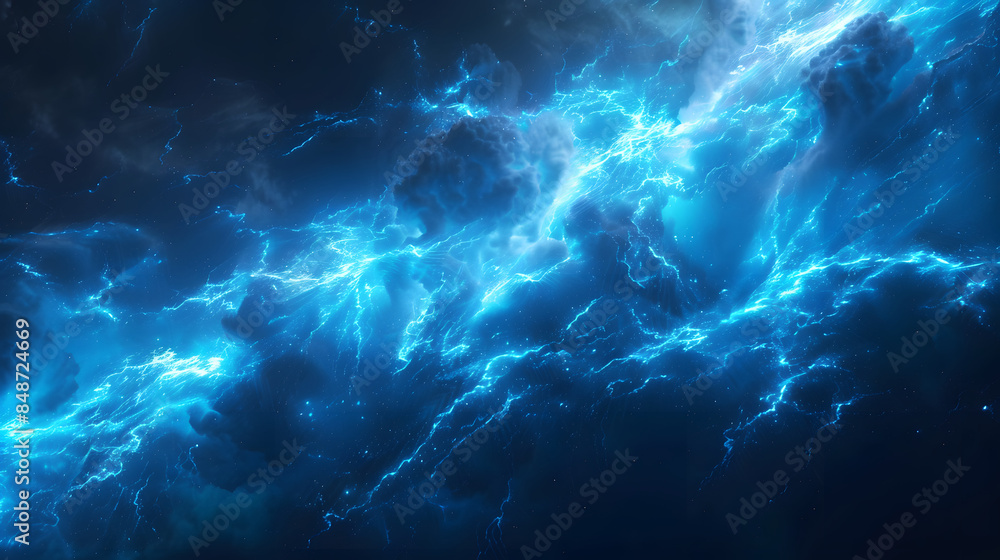 Blue fantasy lightning Blue fantasy lightning