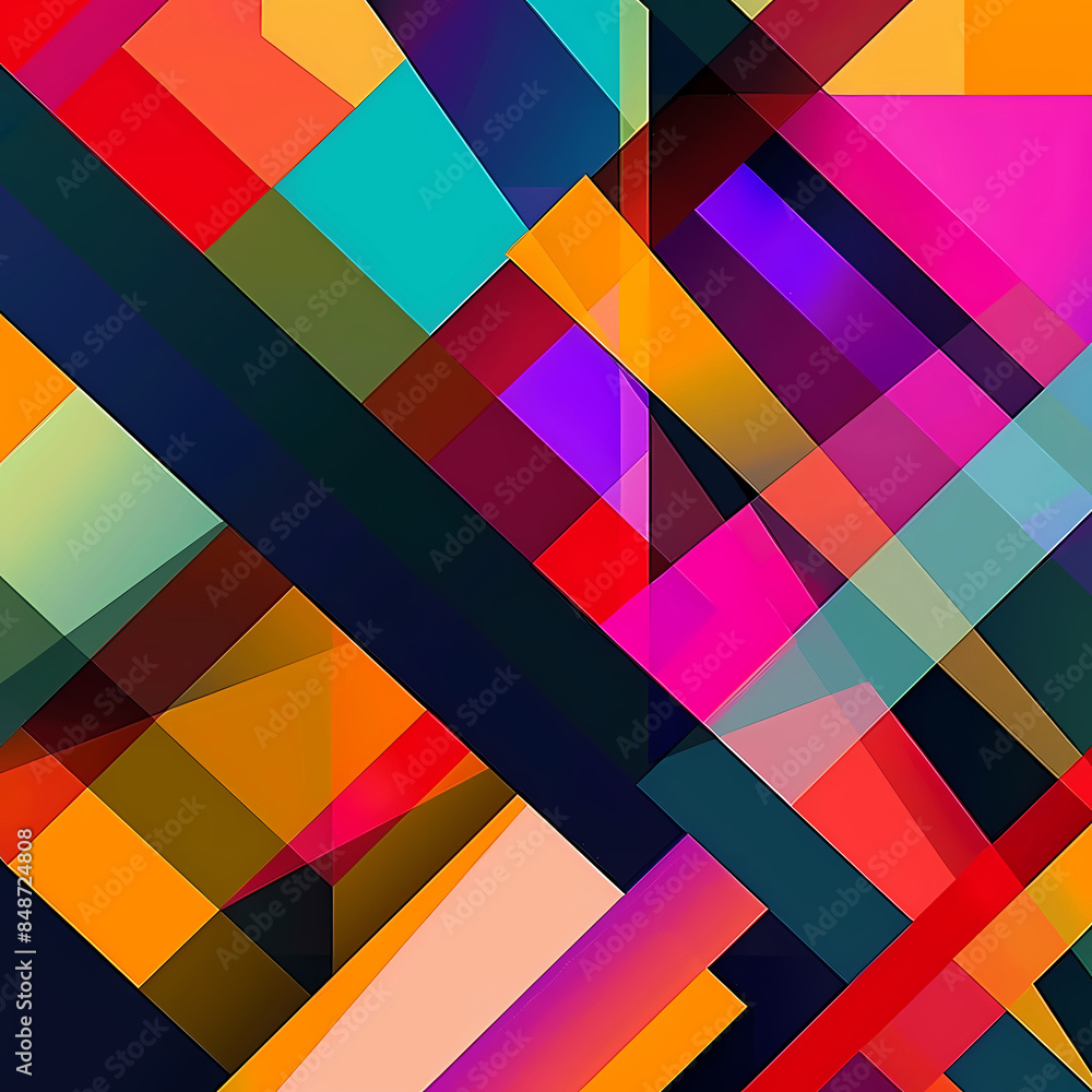 Abstract, geometric background By Generated AI Abstract, geometric background By Generated AI
