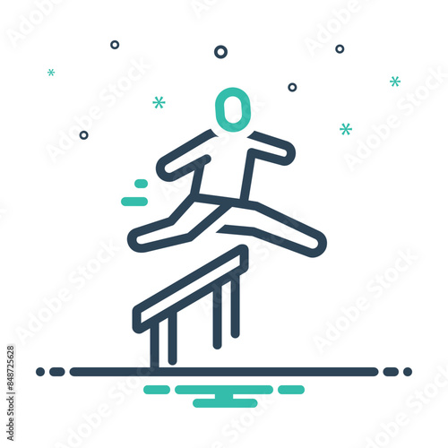 Mix icon for hurdle   