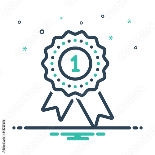 Mix icon for medal 