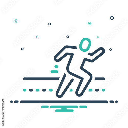 Mix icon for runner 