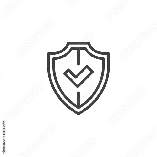 Trusted Badge line icon