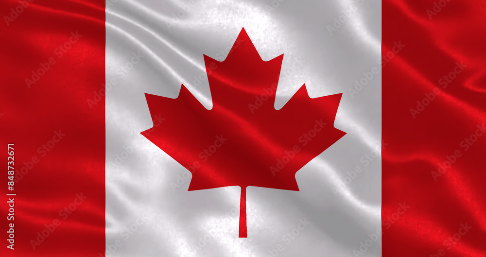 canadian flag waving canadian flag waving