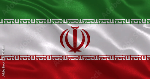 Iran waving flag photo