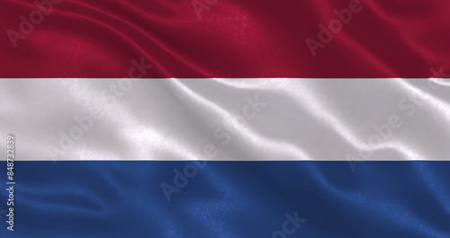 Netherlands waving flag