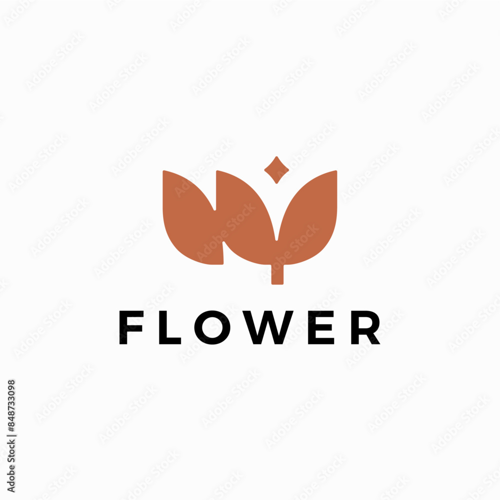 Flower petal logo vector icon illustration Flower petal logo vector icon illustration