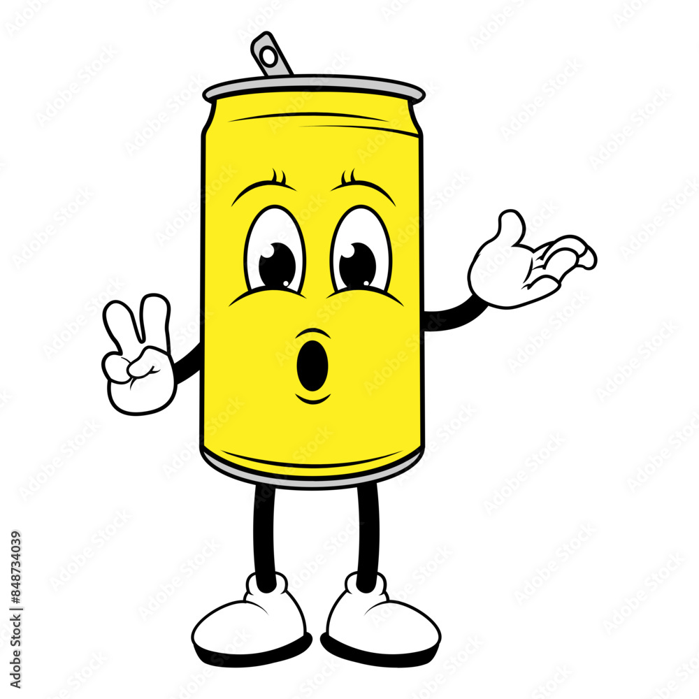 Drinking Can Cartoon Drinking Can Cartoon