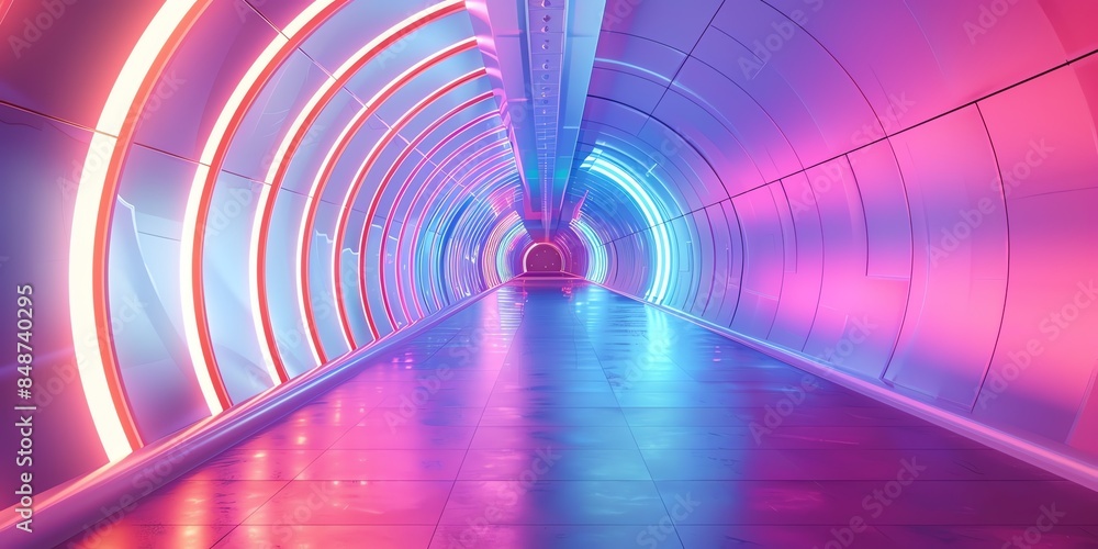 Neon tunnel simple background, texture, simplicity, large area white space, light efficiency, rule of thirds composition, beautiful lighting, Ultra HD Picture , Sharp details Neon tunnel simple background, texture, simplicity, large area white space, light efficiency, rule of thirds composition, beautiful lighting, Ultra HD Picture , Sharp details