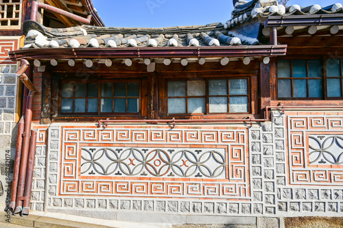Seoul, South Korea - NOV 03, 2023: Bukchon Hanok Village