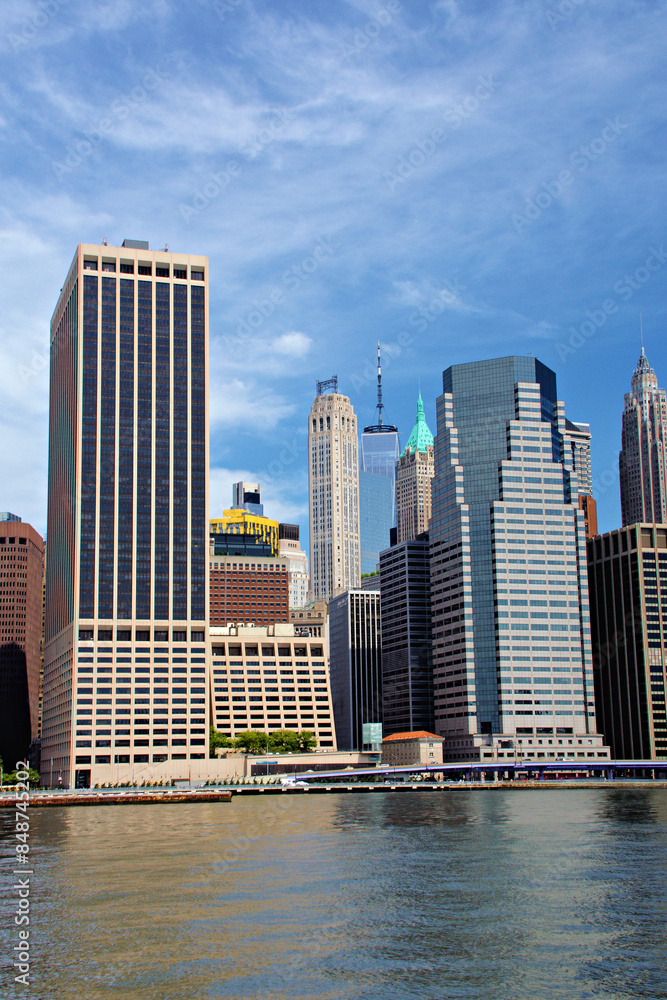 Obraz premium New York City skyline, Lower Manhattan