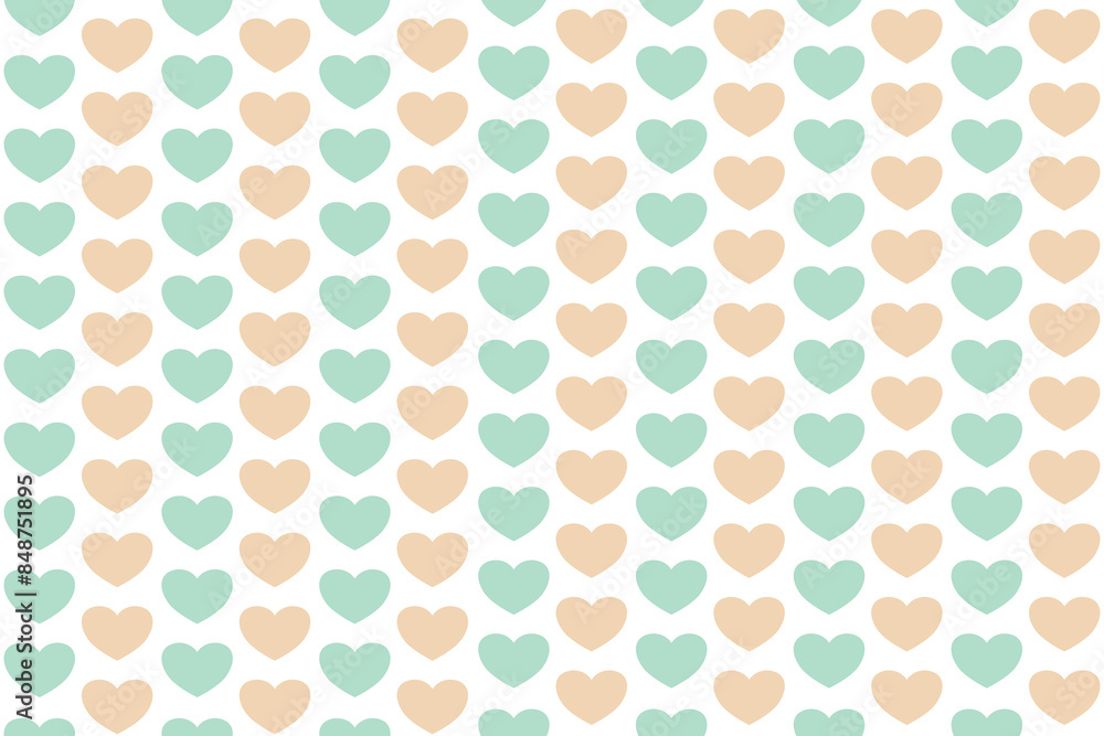 Heart seamless pattern Heart seamless pattern