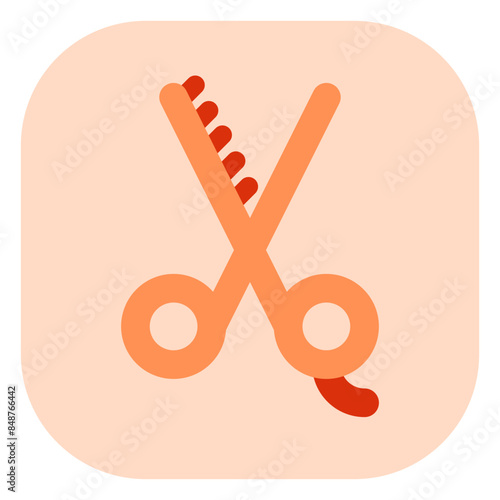 Editable shears vector icon. Barbershop, lifestyle, grooming. Part of a big icon set family. Perfect for web and app interfaces, presentations, infographics, etc