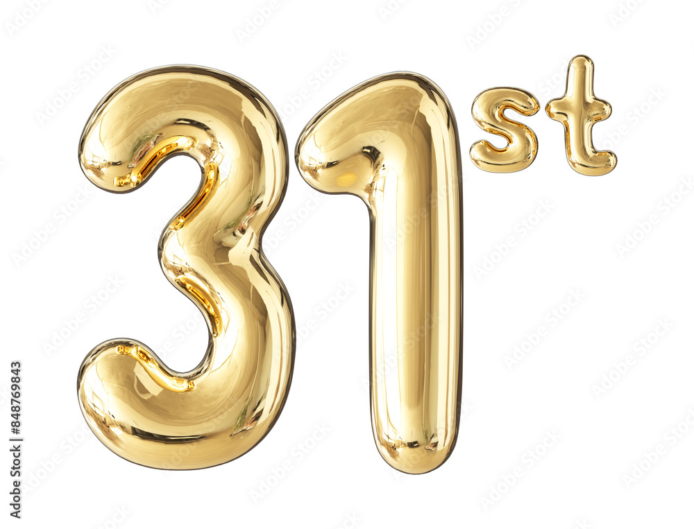 Anniversary Gold Number 31 Anniversary Gold Number 31