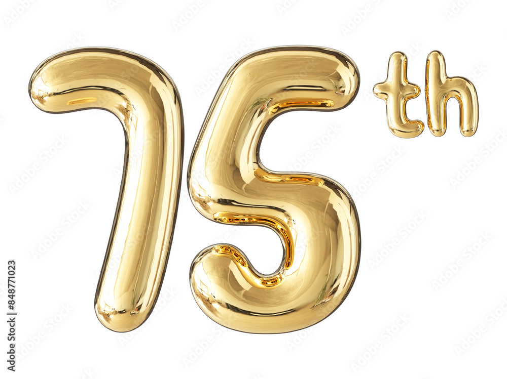 Anniversary Gold Number 75 Anniversary Gold Number 75
