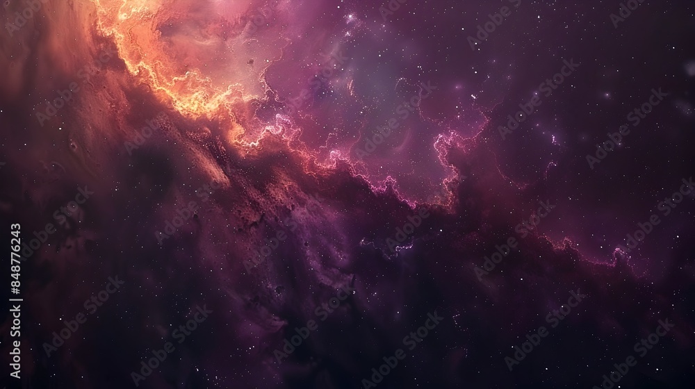 Obraz premium Cosmic Clouds and Stars