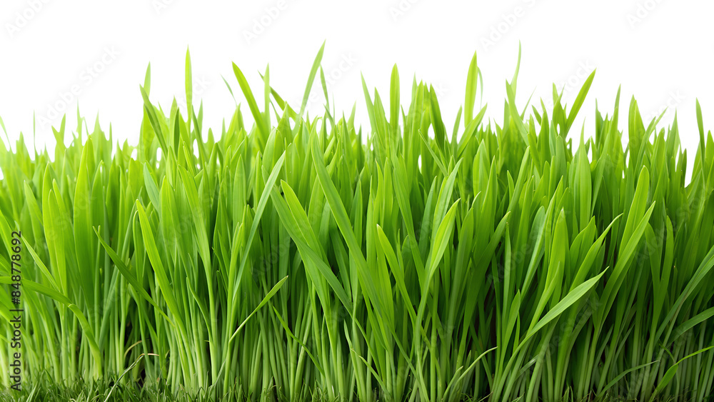Green grass is isolated and grass has a transparent background. Green grass is isolated and grass has a transparent background.
