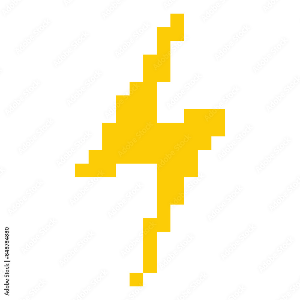 Obraz premium Cute Pixel Art Sticker