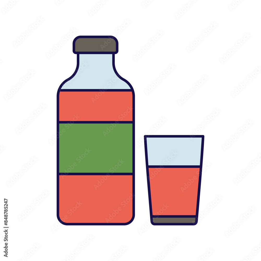 orange juice icon with white background vector stock illustration orange juice icon with white background vector stock illustration