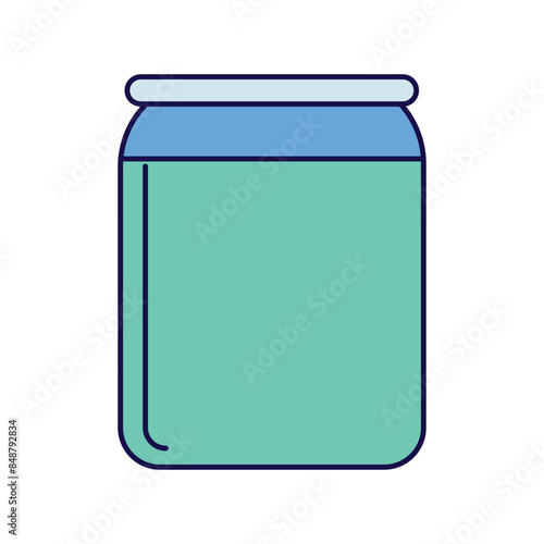 jam jar icon with white background vector stock illustration