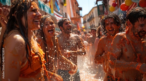 La Tomatina festival in Spain