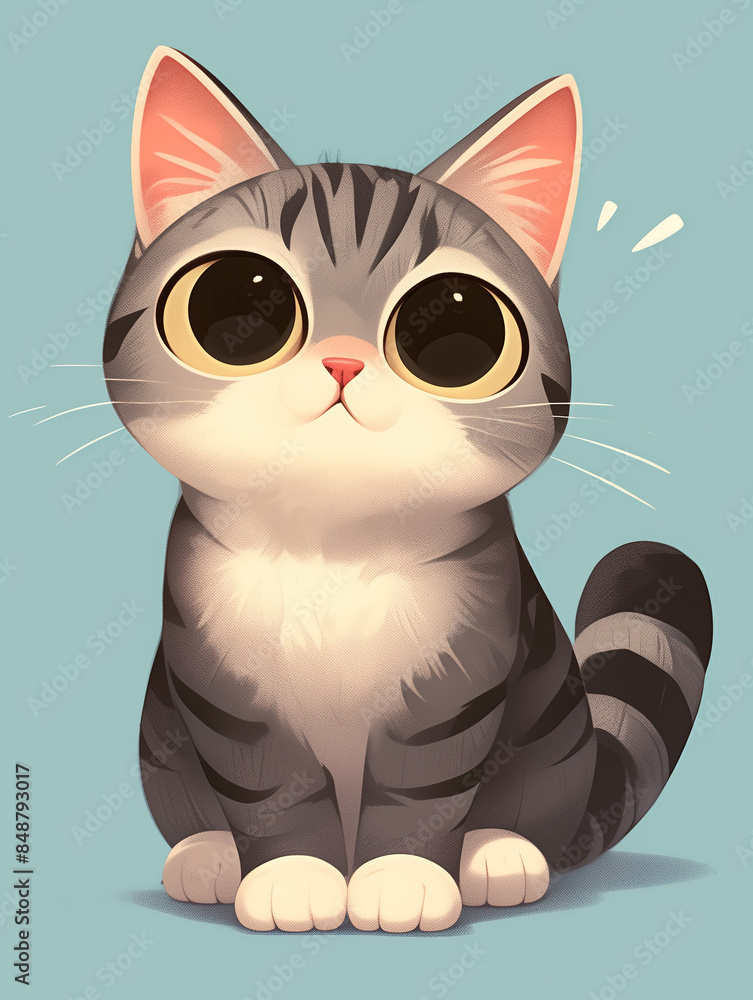 A variety of cat image libraries.Cute animal patterns of various breeds of cats, illustrations, posters, background images, decorative graphics, wallpapers, stickers. A variety of cat image libraries.Cute animal patterns of various breeds of cats, illustrations, posters, background images, decorative graphics, wallpapers, stickers.