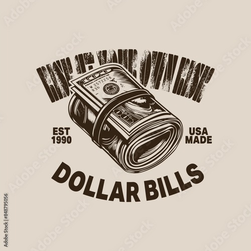 Retro vintage futuristic streetwear design for apparel, clothing, and poster