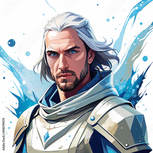 knight warrior illustration