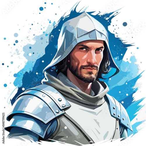 knight warrior illustration